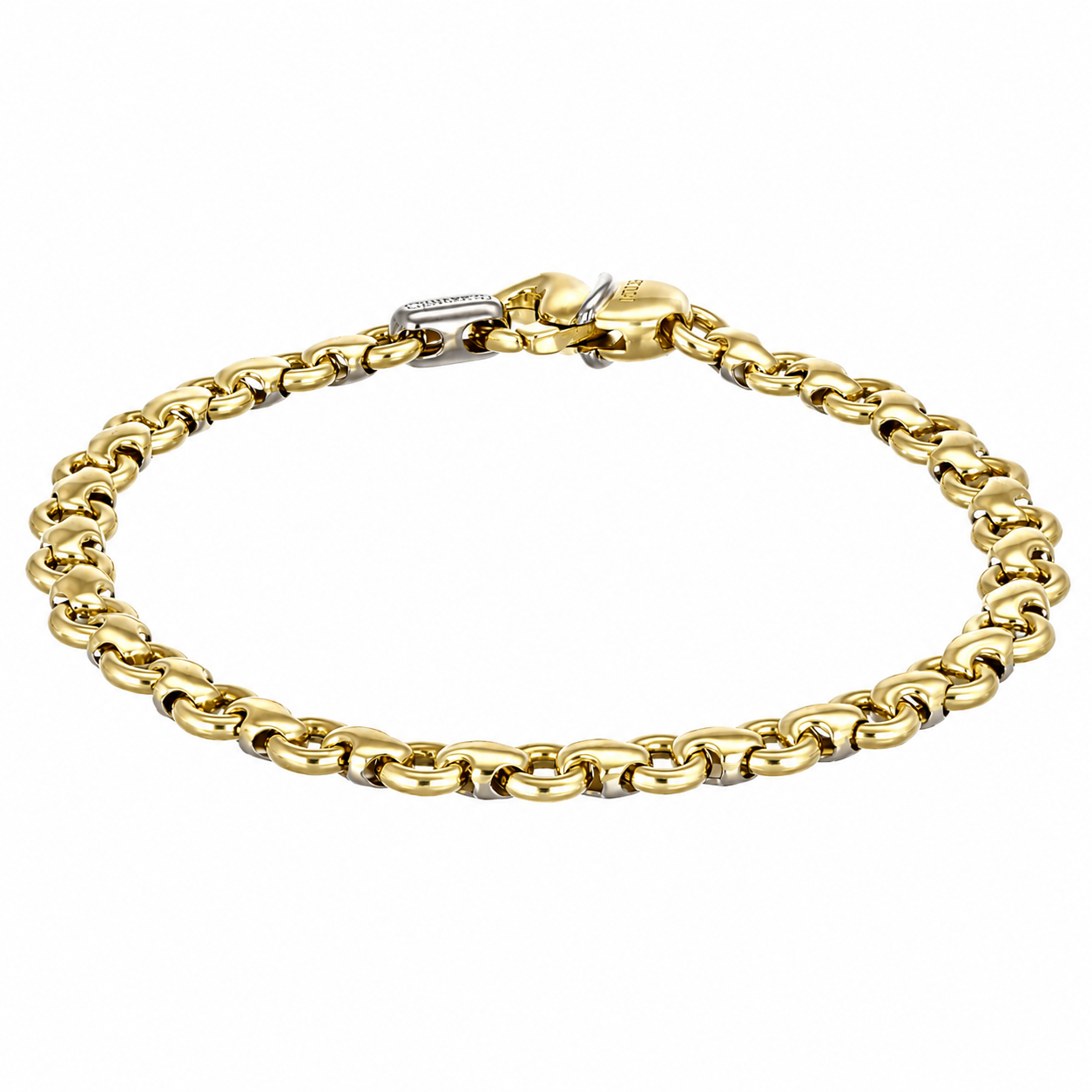 Bracciale - 18 carati Oro giallo, Oro bianco - Made in Italy - Handmade