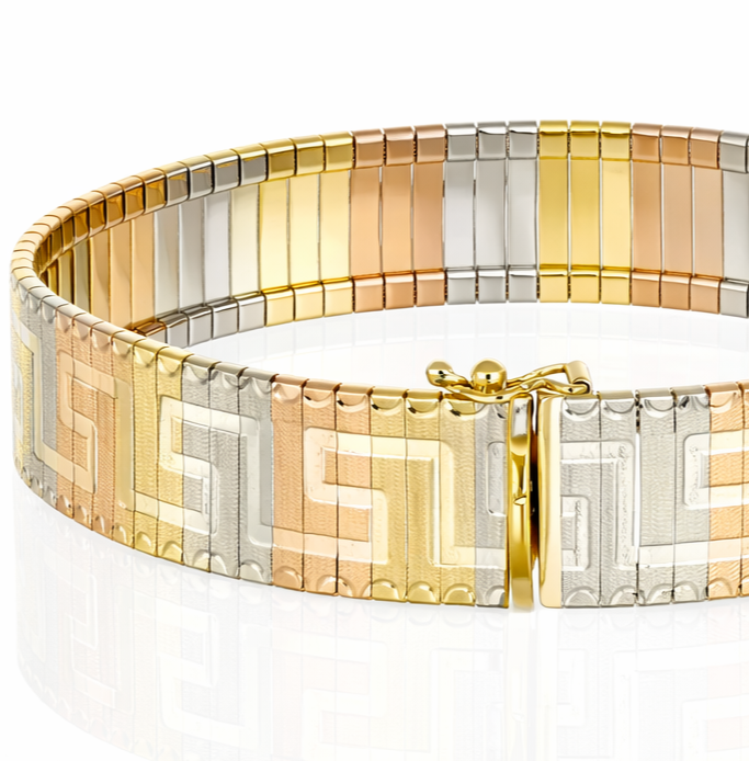 Bracciale - 18 carati Oro bianco, Oro giallo, Oro rosa