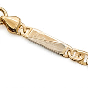 Collana con ciondolo - 18 carati Oro giallo, Oro bianco - Made in Italy - Handmade