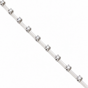 Bracciale - 18 carati Oro bianco, Alfieri & St. John - 0.72ct. tw. Diamante (Naturale)