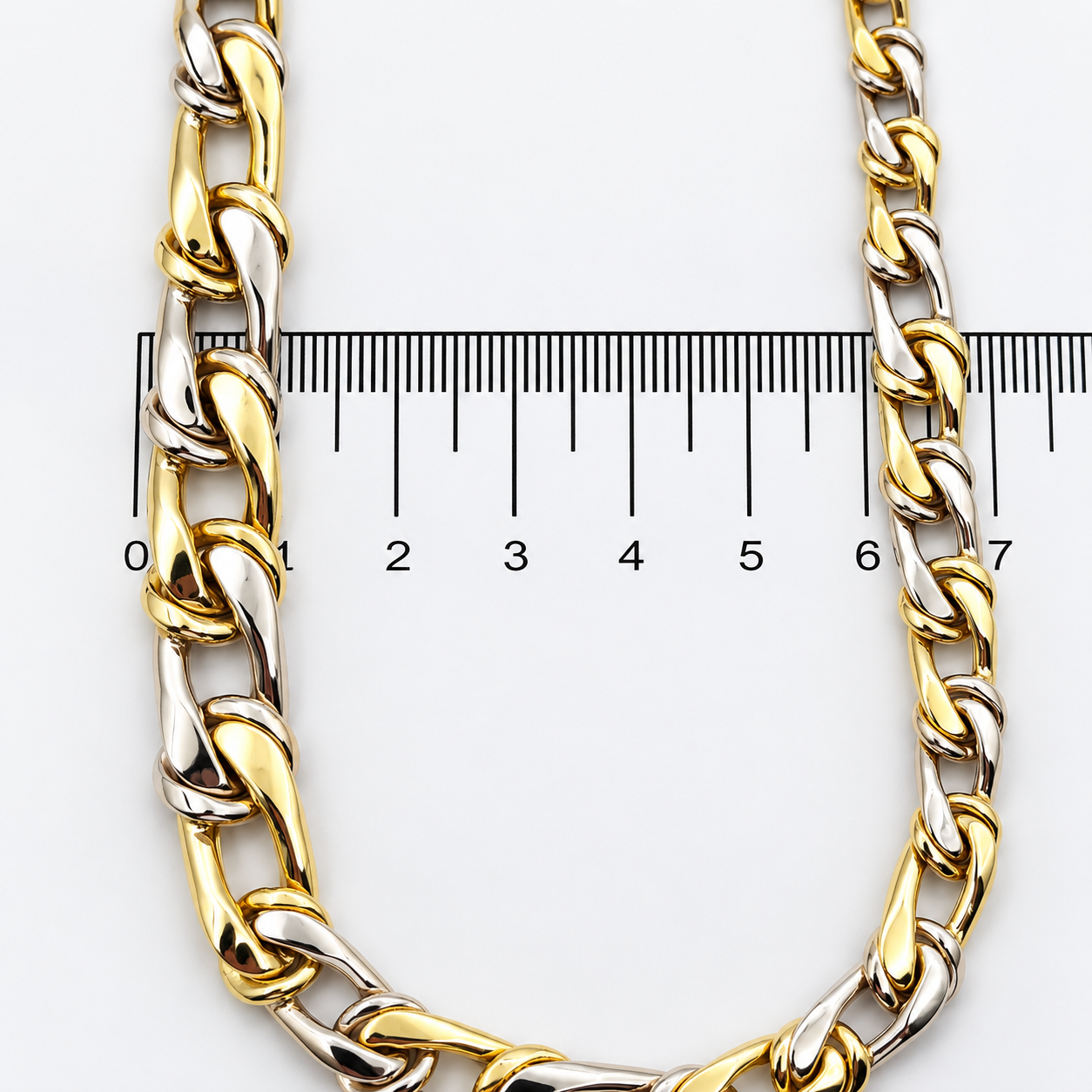 Collana - 18 carati Oro giallo, Oro bianco - Made in Italy - Handmade