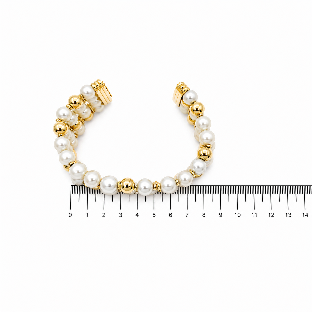 Bracciale - 18 carati Oro giallo - Perla - Made in Italy - Handmade