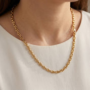 Collana - 18 carati Oro giallo - Made in Italy - Handmade