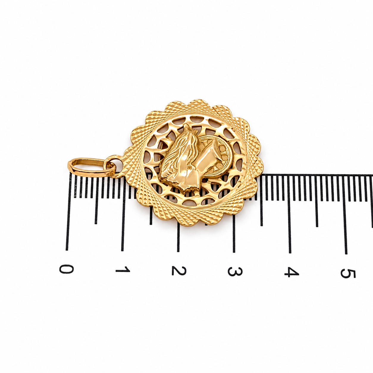 Ciondolo - 18 carati Oro giallo - Made in Italy - HandMade