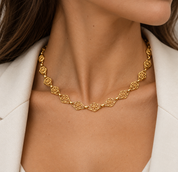 Collana - 18 carati Oro giallo - Made in Italy - Handmade