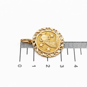 Ciondolo - 18 carati Oro giallo - Made in Italy - Handmade