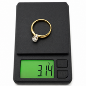 Anello - 18 carati Oro bianco, Oro giallo- 0.45ct. tw. Diamante (Naturale) - Made in Italy - Handmade