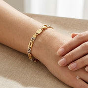 Bracciale - 18 carati Oro bianco, Oro giallo - Made in Italy