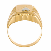 Anello - 18 carati Oro giallo, Oro bianco - Made in Italy - Handmade