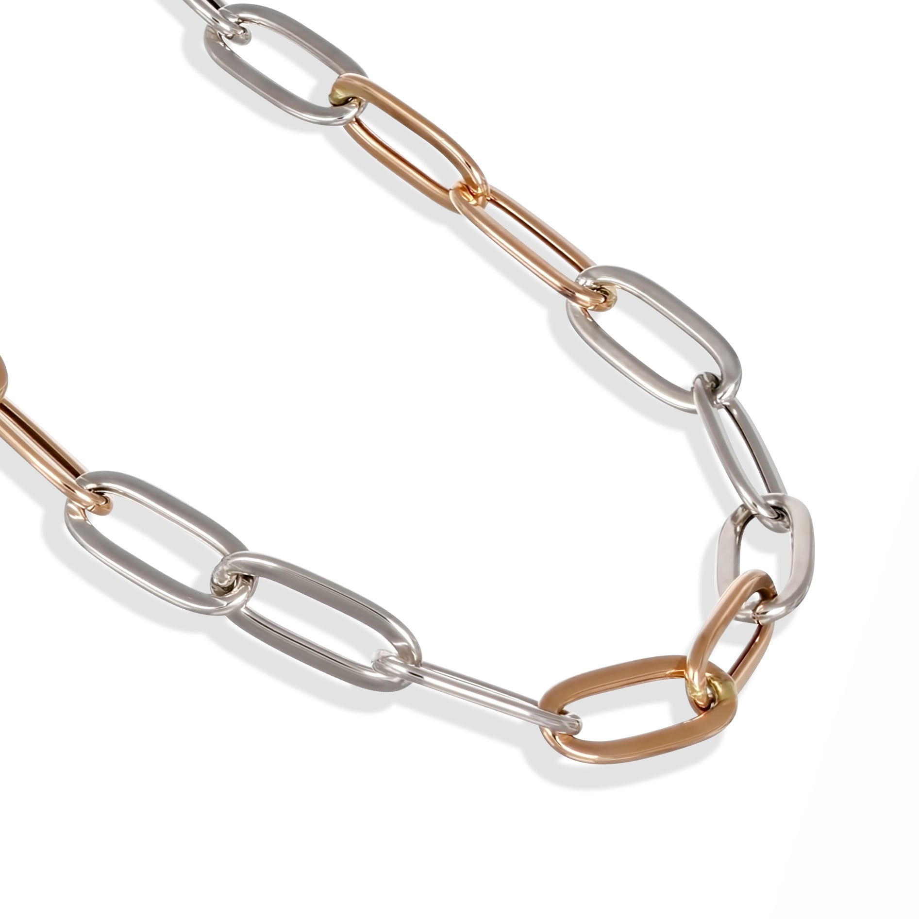 Collana - 18 carati Oro bianco, Oro rosa