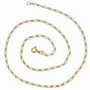 Collana - 18 carati Oro giallo - Made in Italy - Handmade
