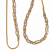 Collana - 18 carati Oro giallo, Oro bianco - Made in Italy - Handmade
