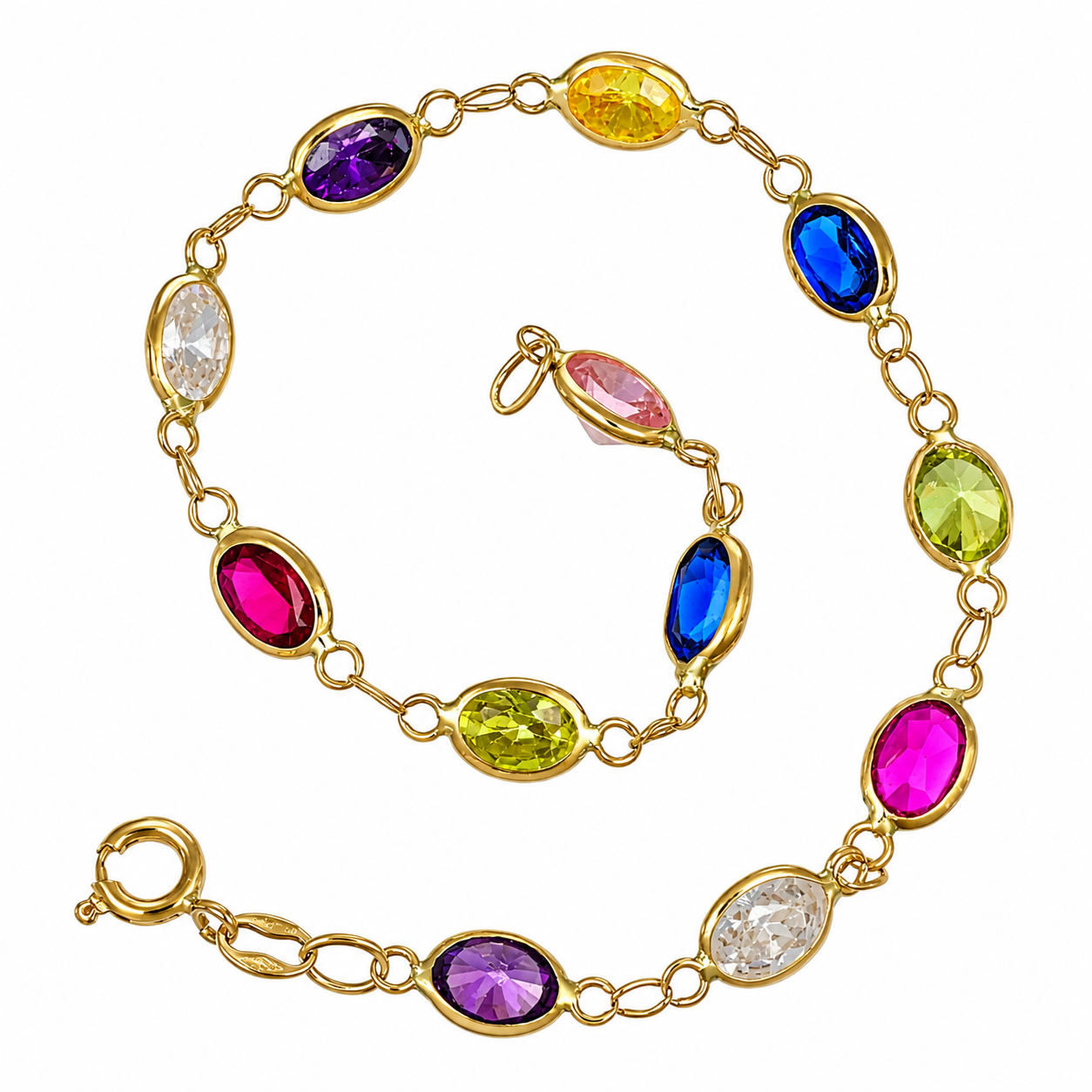 Bracciale - 18 carati Oro giallo - Made in Italy - Handmade