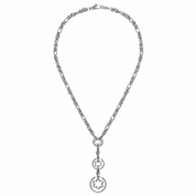 Collana con ciondolo - 18 carati Oro bianco