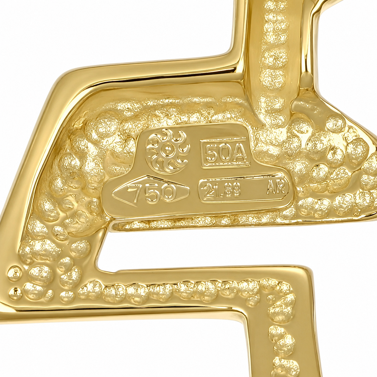 Ciondolo - 18 carati Oro giallo, Oro bianco - Made in Italy - Handmade