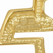 Ciondolo - 18 carati Oro giallo, Oro bianco - Made in Italy - Handmade