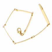 Bracciale - 18 carati Oro giallo - Made in Italy - Handmade