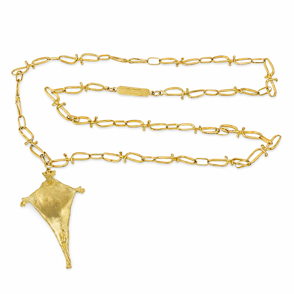 Collana con ciondolo - 18 carati Oro giallo