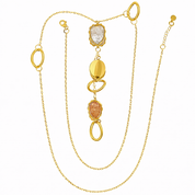 Collana in Oro giallo, Oro rosa, Oro bianco 18 carati