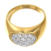 Anello - 18 carati Oro bianco, Oro giallo - 0.43ct. tw. Diamante (Naturale)
