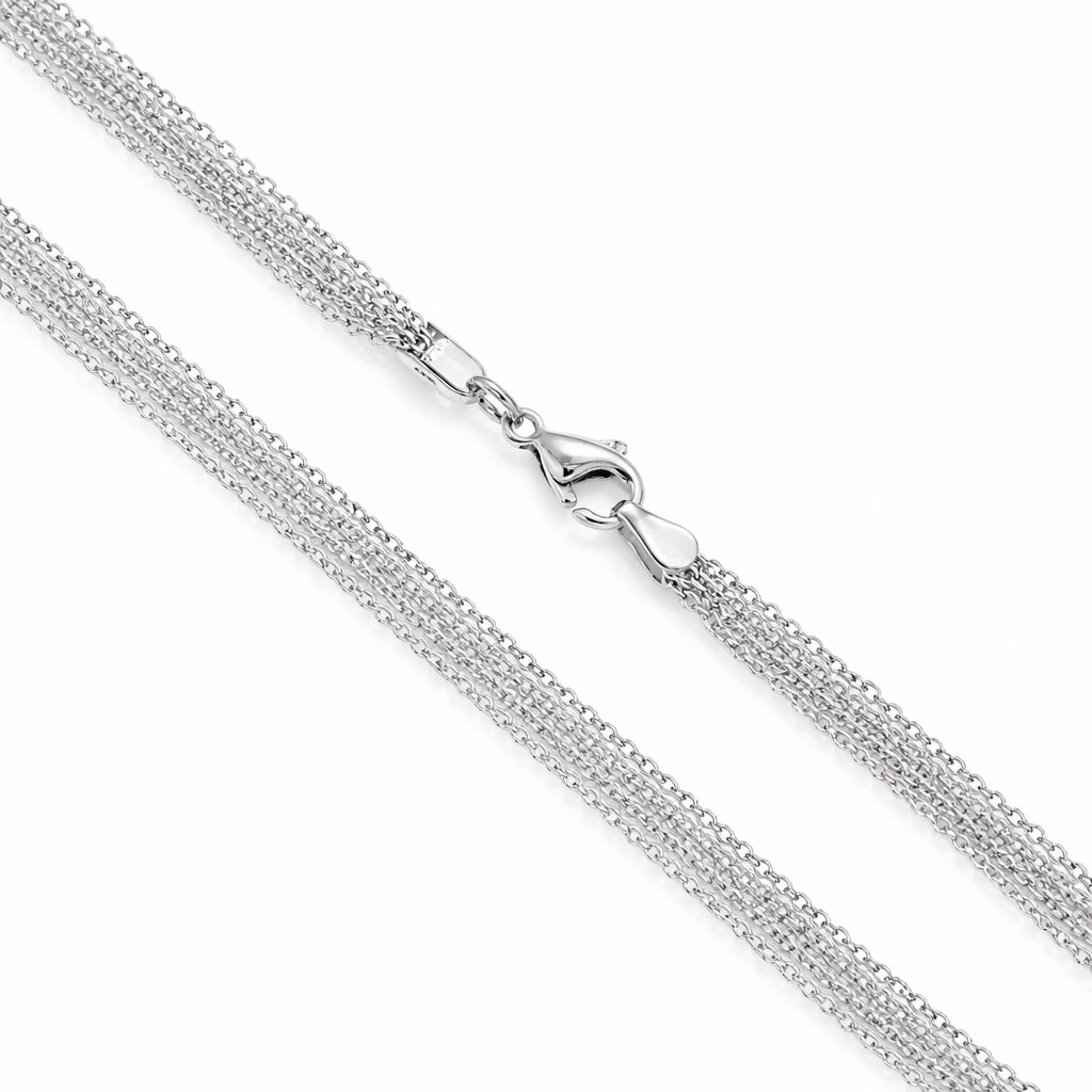 Collana - 18 carati Oro bianco - 11.48ct. tw. Quarzo citrino - Diamante