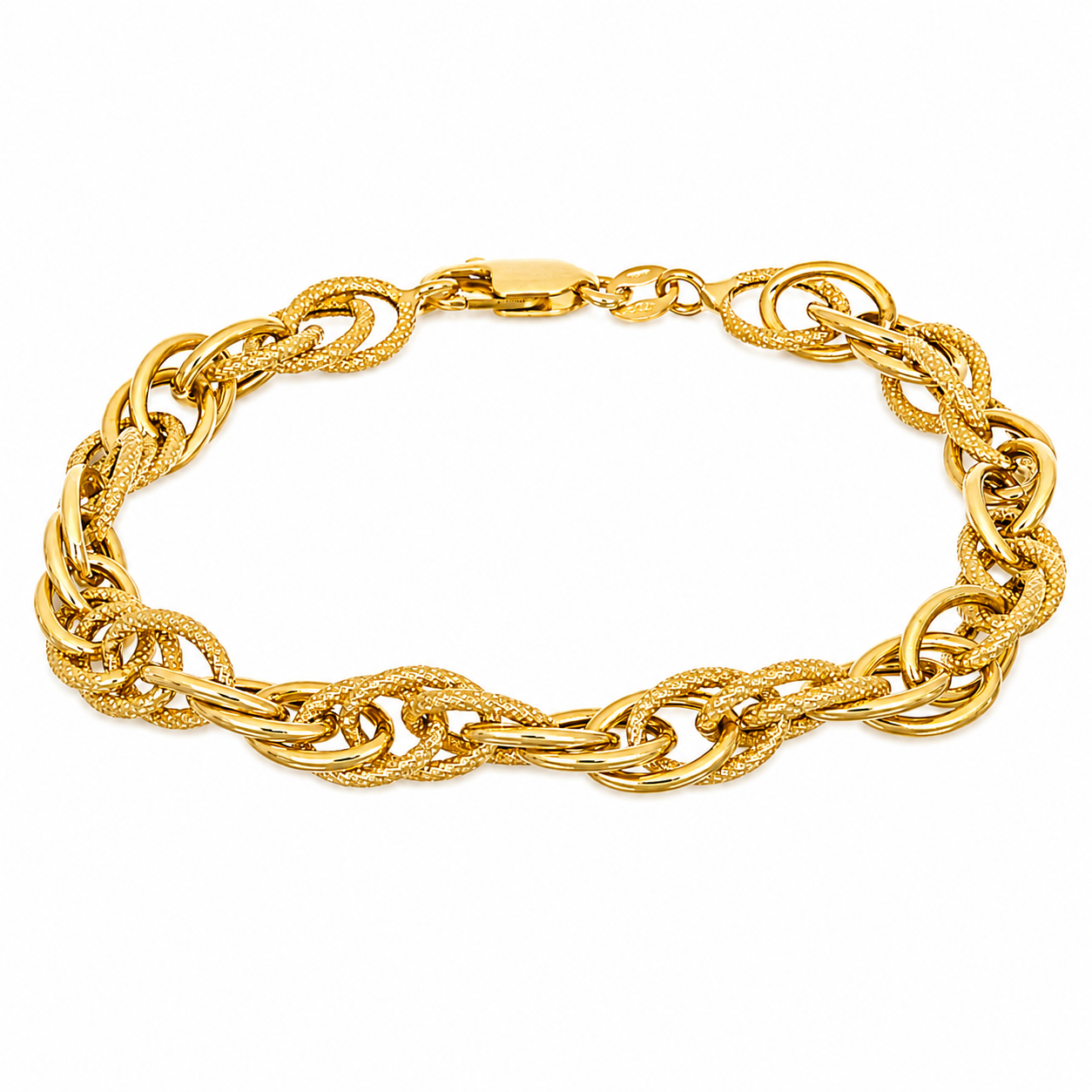 Bracciale - 18 carati Oro giallo - Made in Italy - Handmade