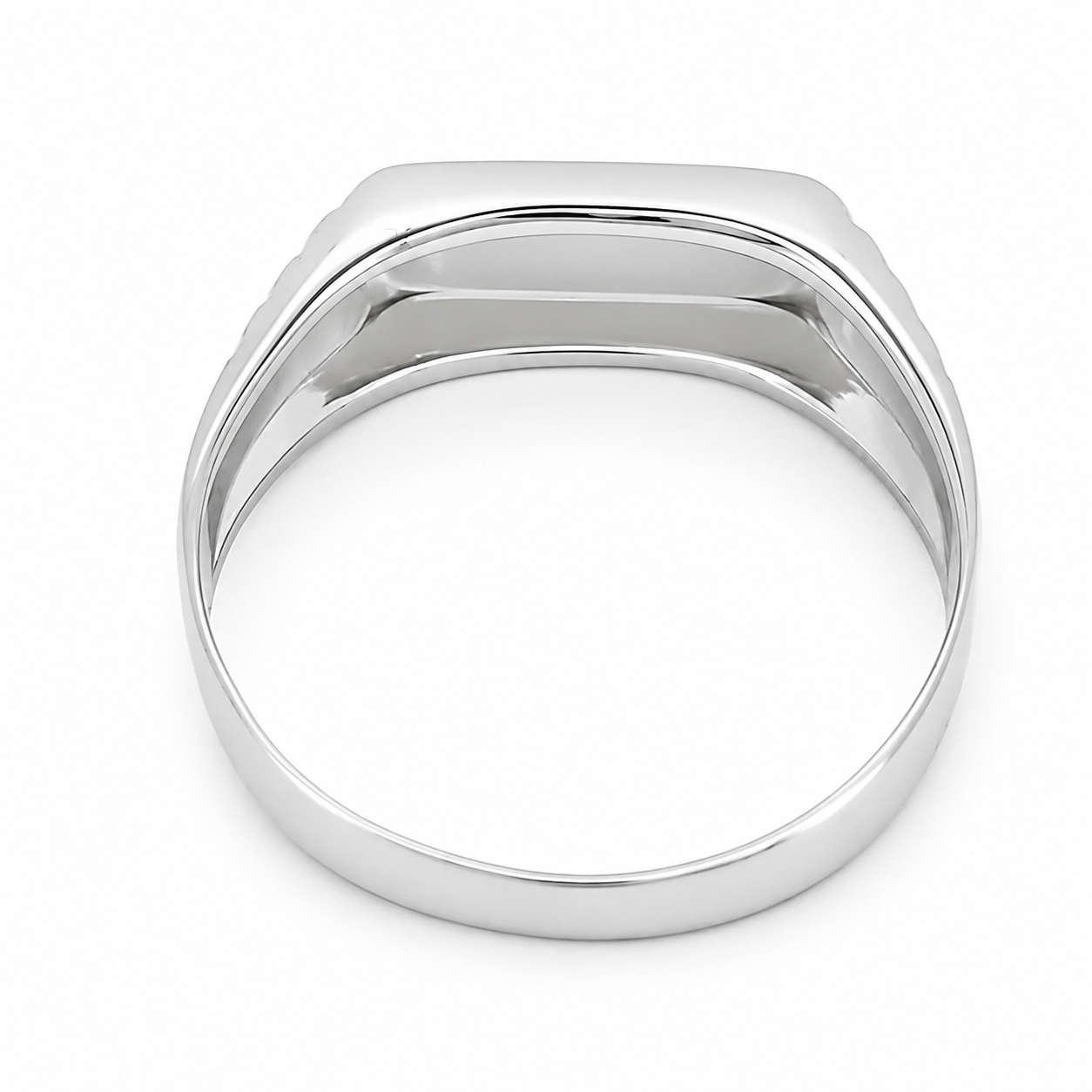 Anello - 18 carati Oro bianco - Made in Italy - Handmade