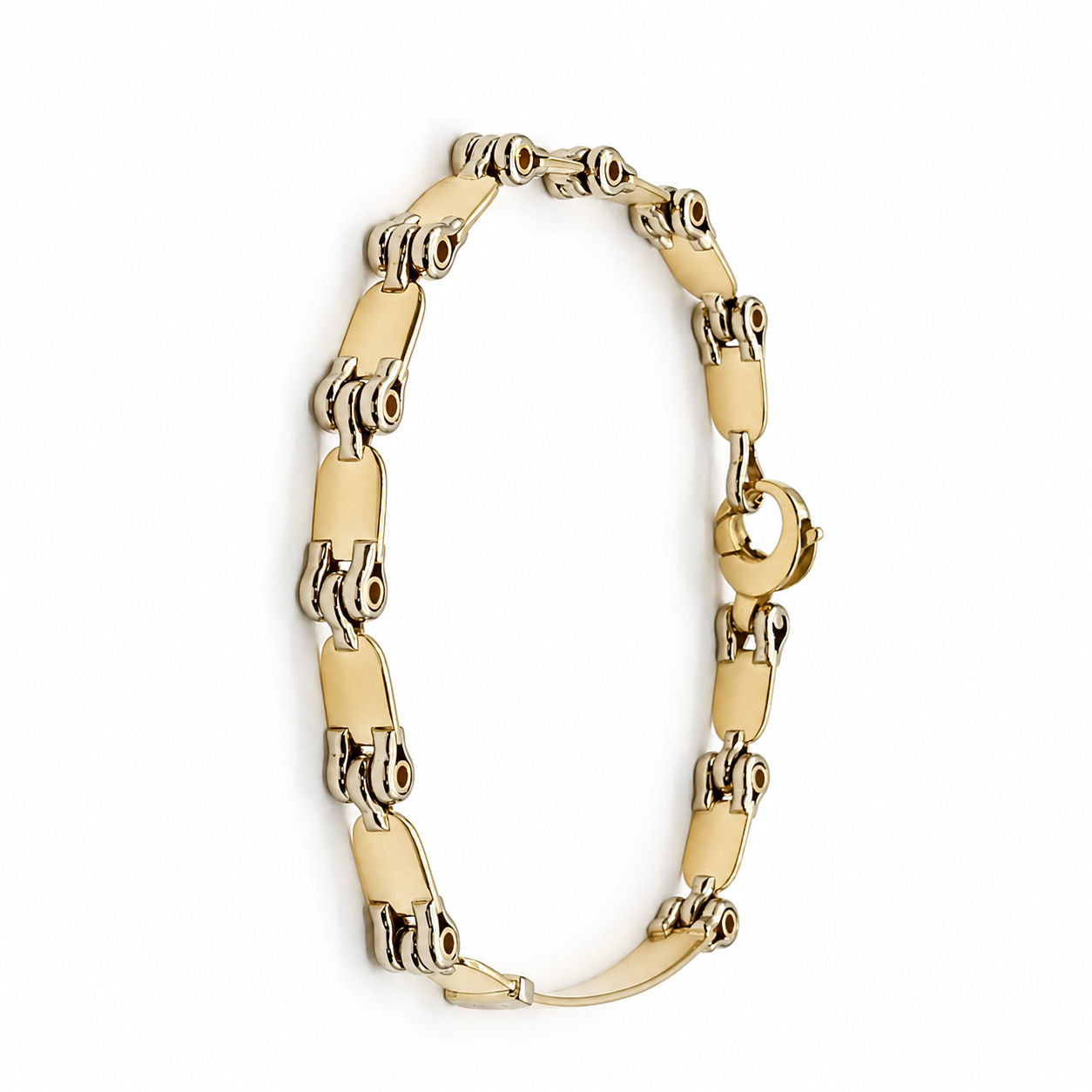 Bracciale - 18 carati Oro giallo, Oro bianco - Handmade - Made in Italy