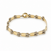 Bracciale - 18 carati Oro giallo, Oro bianco - Handmade - Made in Italy