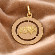 Collana con ciondolo - 18 carati Oro giallo, Oro rosa