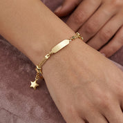 Bracciale - 18 carati Oro giallo - Made in Italy - Handmade