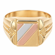Anello - 18 carati Oro giallo, Oro bianco, Oro rosa - Made in Italy - Handmade