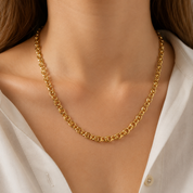 Collana - 18 carati Oro giallo - Made in Italy - Handmade