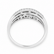 Anello - 18 carati Oro bianco - 0.695ct. tw. Diamante (Naturale) - Made in Italy - Handmade