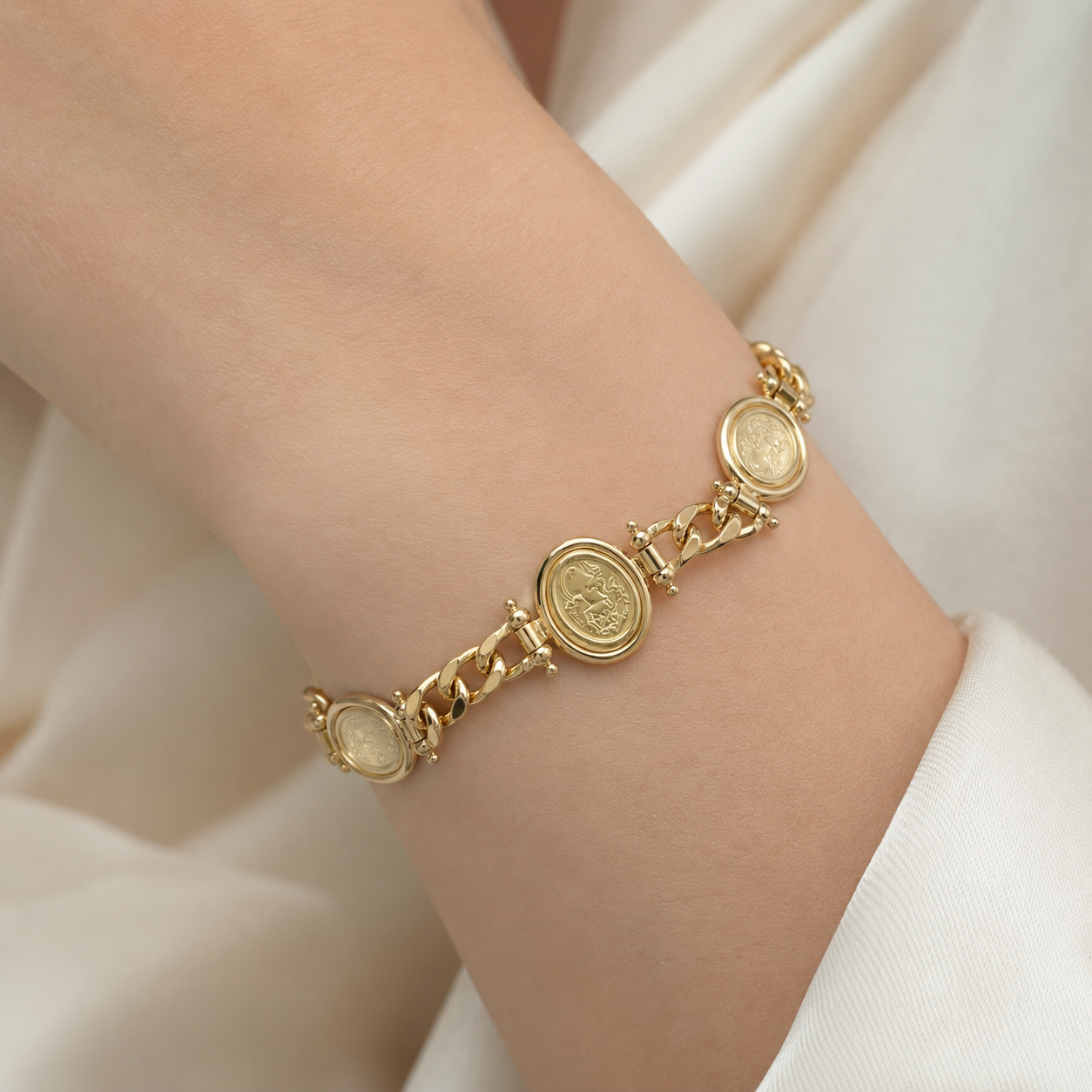 Bracciale - 18 carati Oro giallo