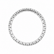 Anello - 18 carati Oro bianco - 0.90ct. tw. Diamante (Naturale) - Made in Italy