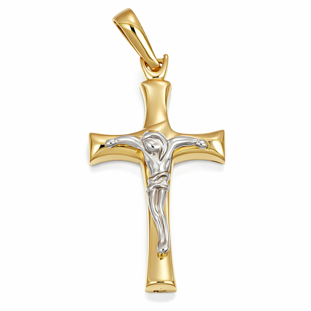 Ciondolo in Oro giallo Oro bianco 18 carati