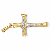 Ciondolo in Oro giallo Oro bianco 18 carati