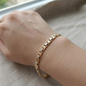 Bracciale - 18 carati Oro giallo, Oro bianco - Handmade