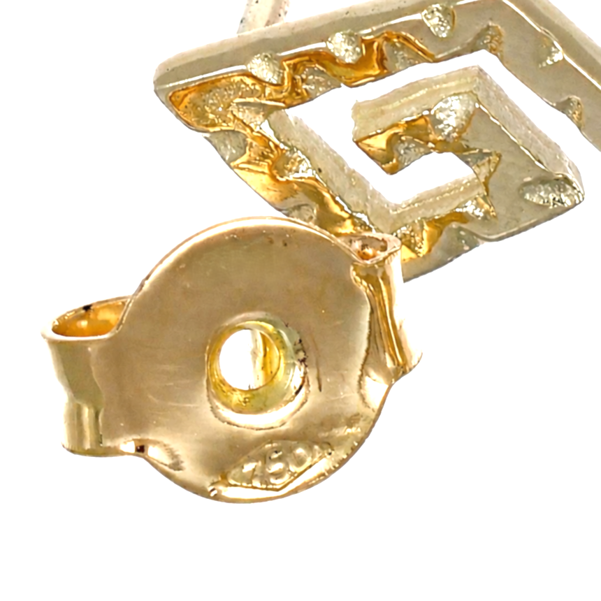 Orecchini - 18 carati Oro giallo - Made in Italy - Handmade