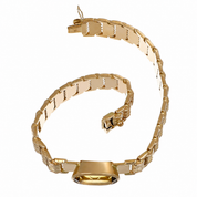 Bracciale - 18 carati Oro giallo - 10.00ct. tw. Quarzo - Made in Italy - Handmade