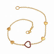 Bracciale - 18 carati Oro giallo - 0.16ct. tw. Rubino