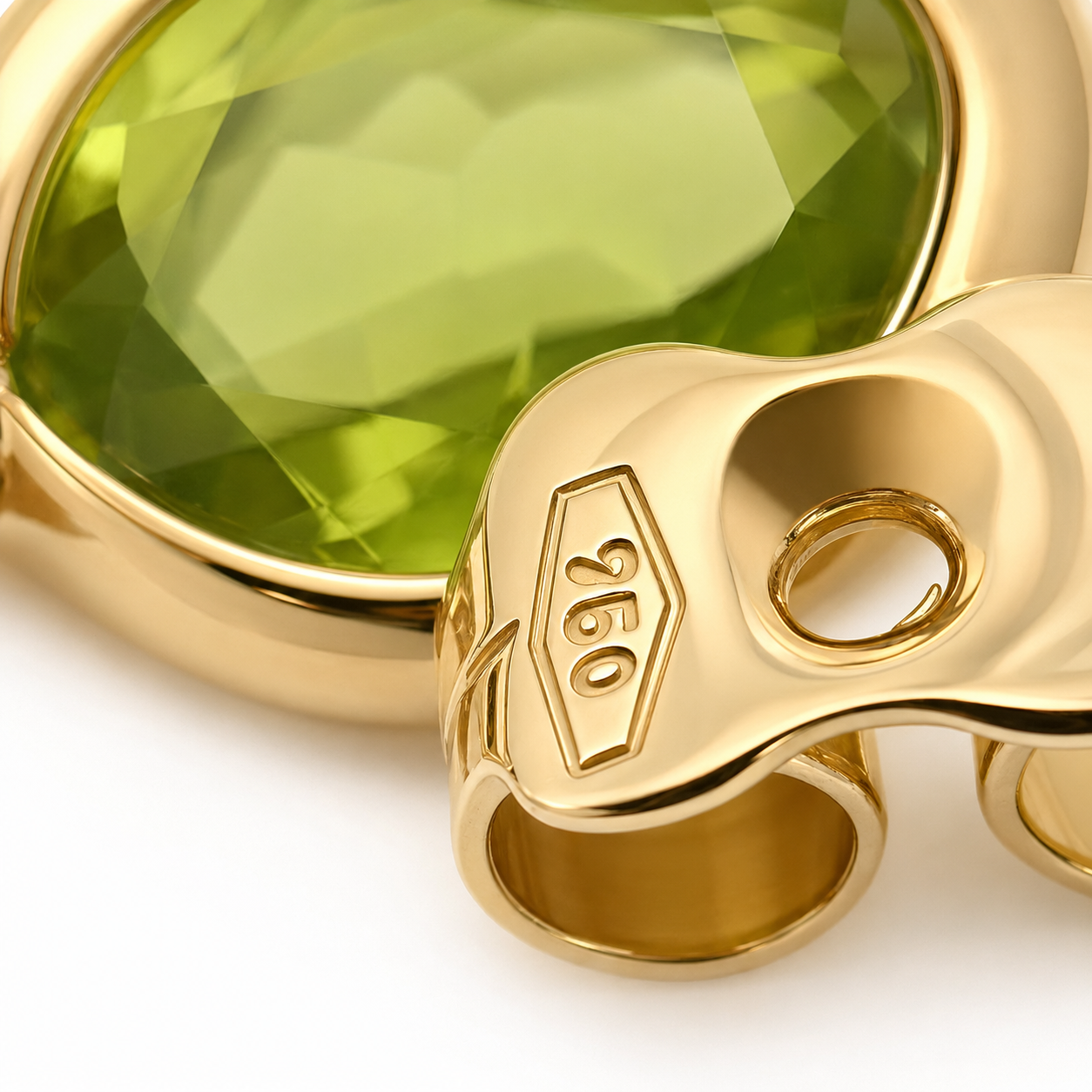 Orecchini - 18 carati Oro giallo - 3.00ct. tw. Tormalina - Made in Italy - Handmade