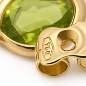 Orecchini - 18 carati Oro giallo - 3.00ct. tw. Tormalina - Made in Italy - Handmade