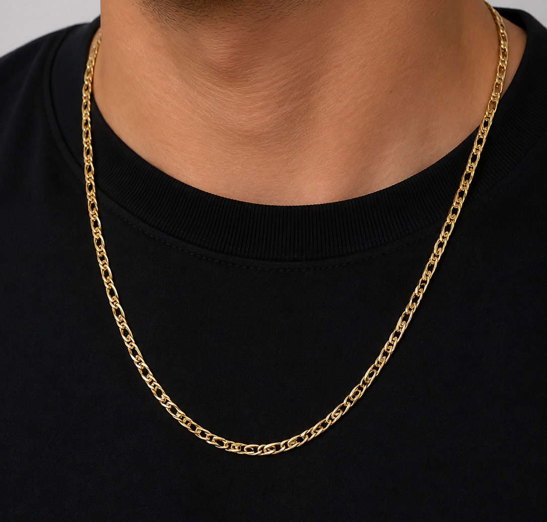 Collana - 18 carati Oro giallo - Made in Italy - Handmade