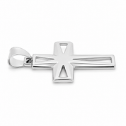 Ciondolo - 18 carati Oro bianco - Made in Italy - Handmade