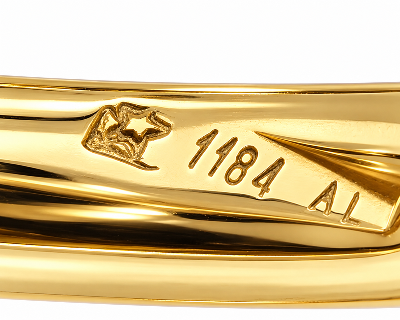 Anello - 18 carati Oro bianco, Oro giallo - 0.02ct. tw. Diamante (Naturale) - Made in Italy - Handmade