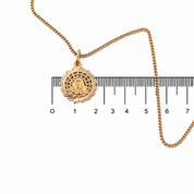 Collana con ciondolo - 18 carati Oro giallo - Made in Italy - Handmade