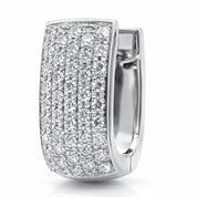Orecchini - 18 carati Oro bianco - 1.29ct. tw. Diamante (Naturale)