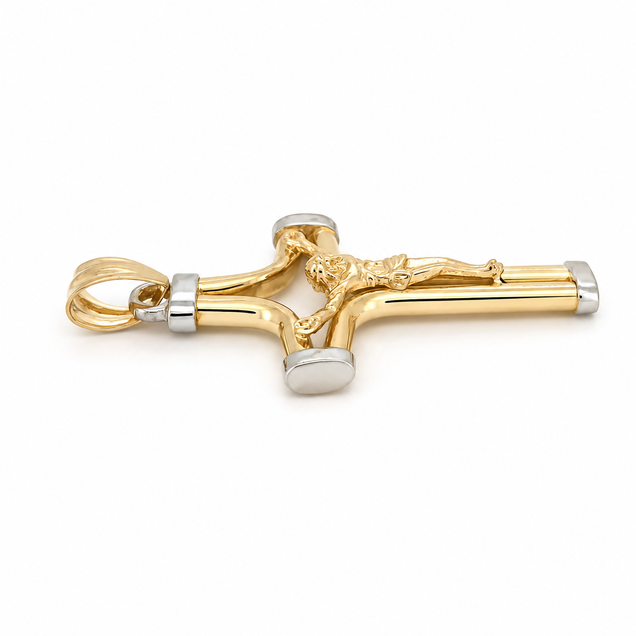 Ciondolo - 18 carati Oro giallo, Oro bianco - Made in Italy - Handmade